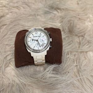 Michael Kors White and Silver women’s Watch